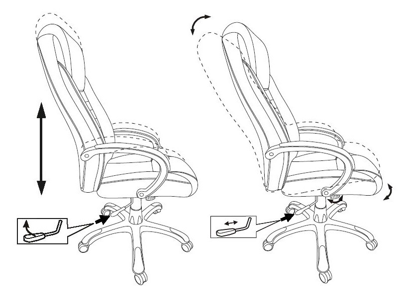Кресло руководителя Бюрократ T-9922N