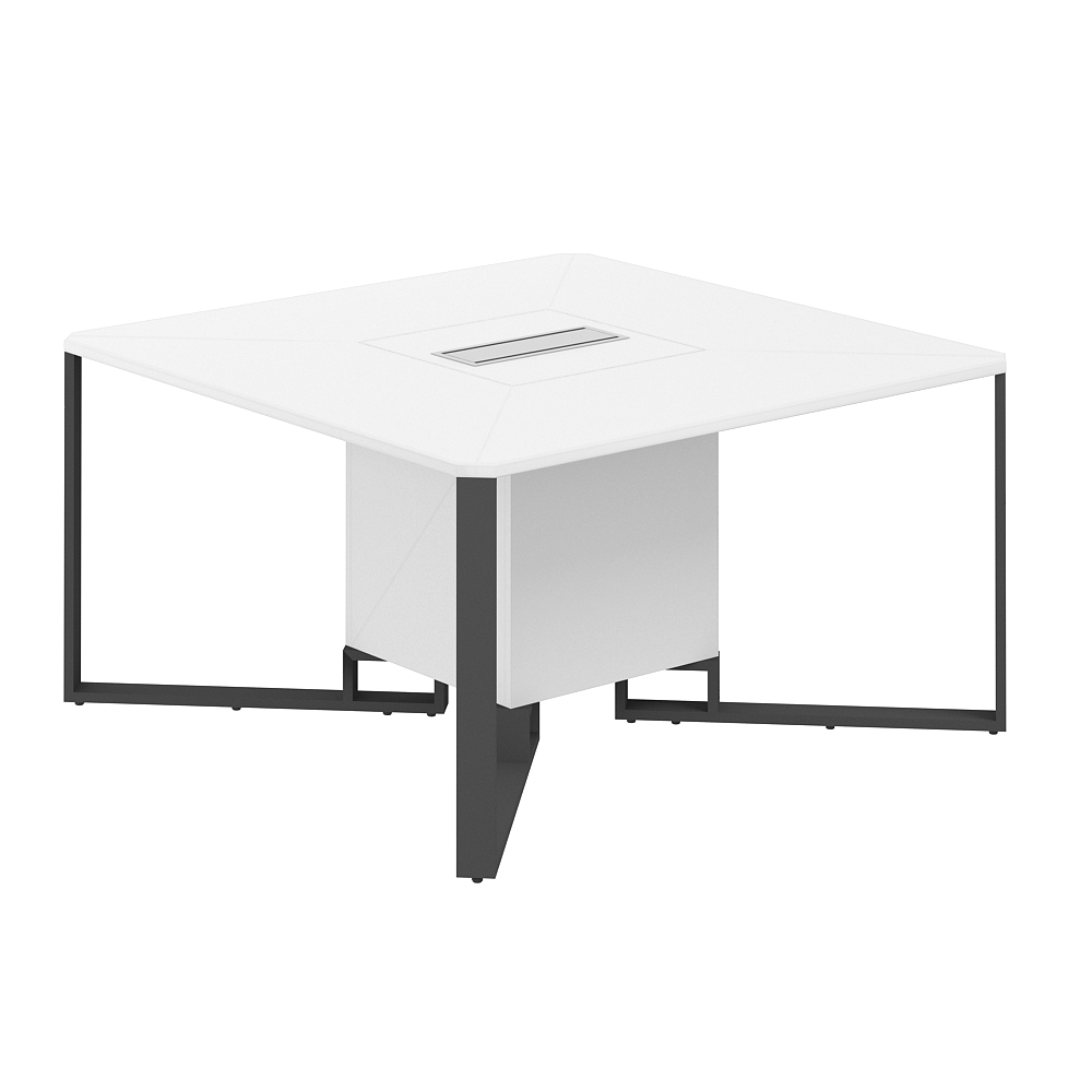 Стол переговорный 1400х1400х750 SP.0101.WH.WH.AN