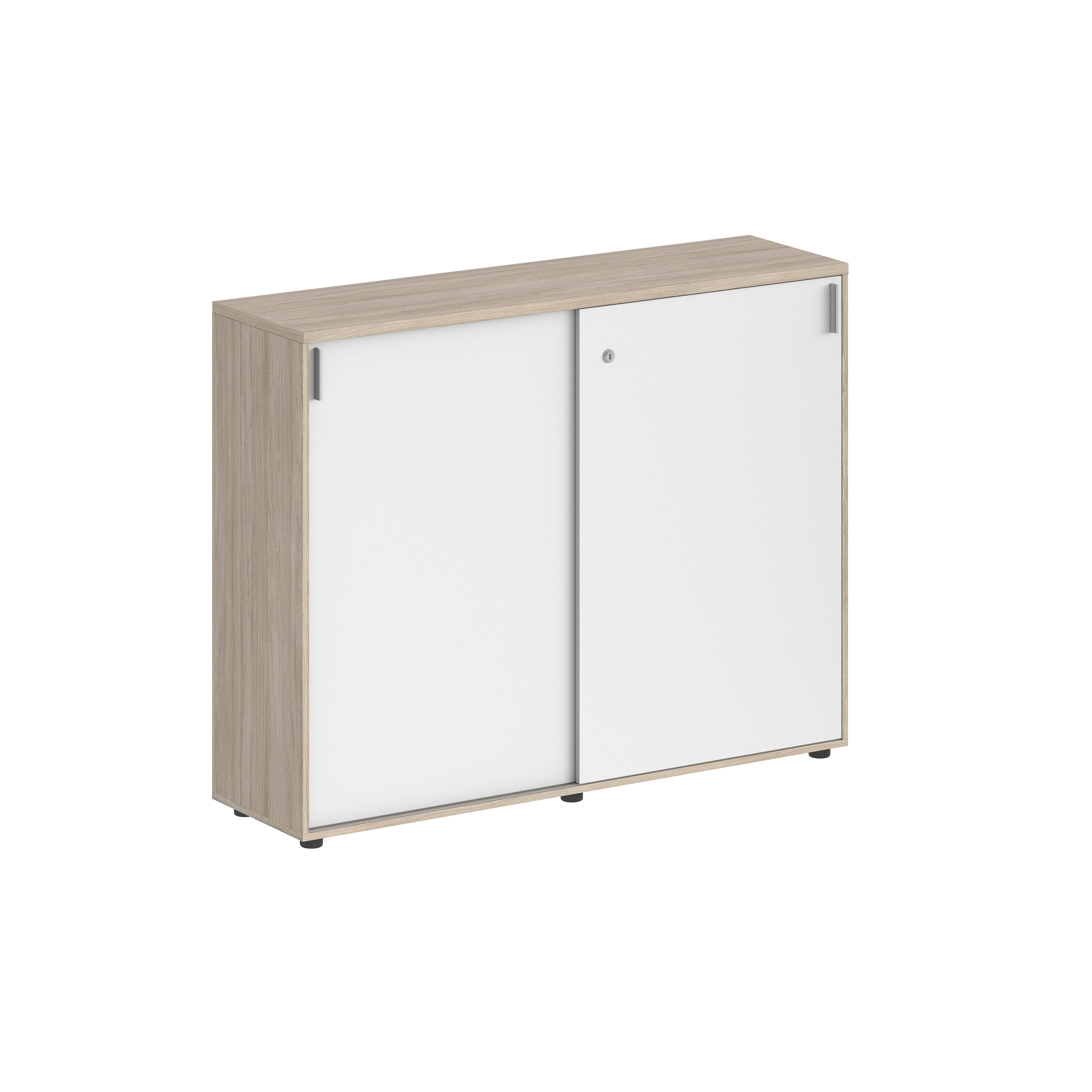 Шкаф купе 1438х400х1125 средний, с замком SG.712.OL.WH