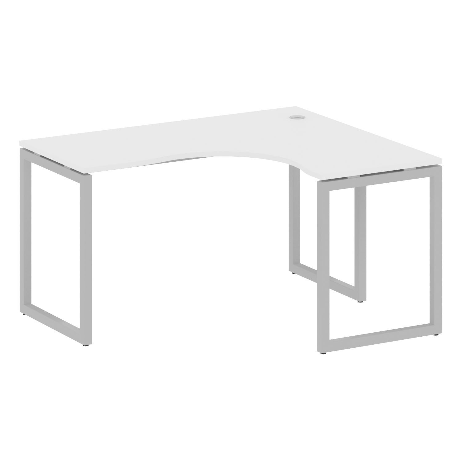 Metal System Quattro Стол криволинейный правый на О-образном м/к 40БО.СА-3 (R)