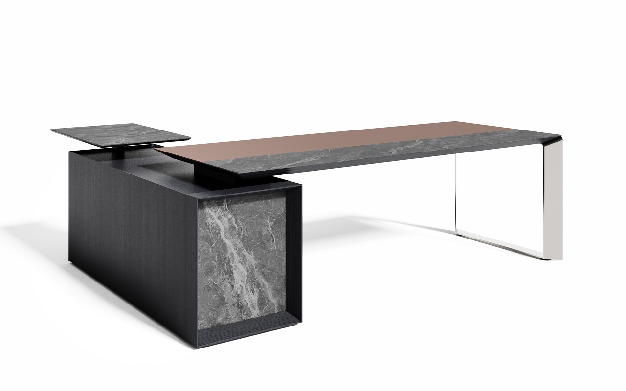 Стол письменный, правый 2,4м. E1ZP2420FZ