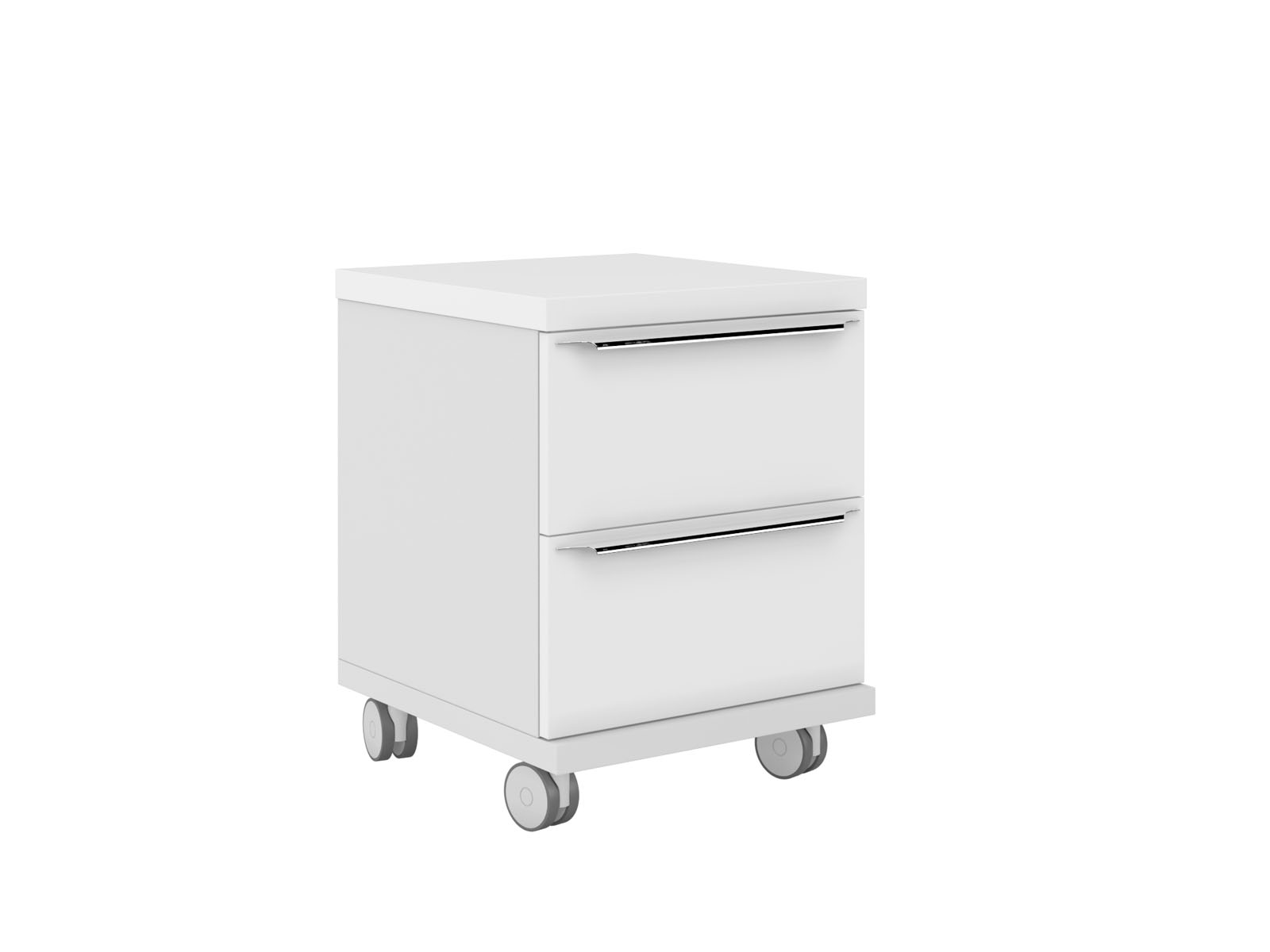 Тумба мобильная с 2 ящиками  ЕМР201.HGW