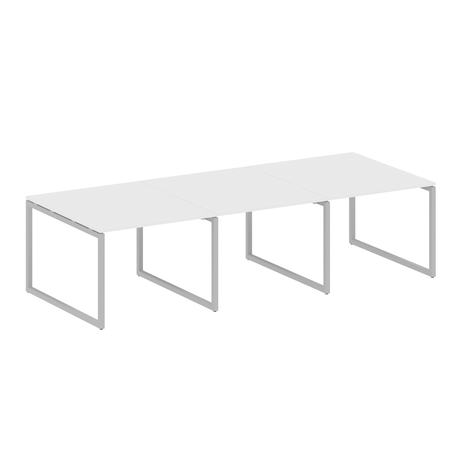 Metal System Quattro Перег. стол (3 столешницы) на О-оразном м/к 40БО.ПРГ-3.1