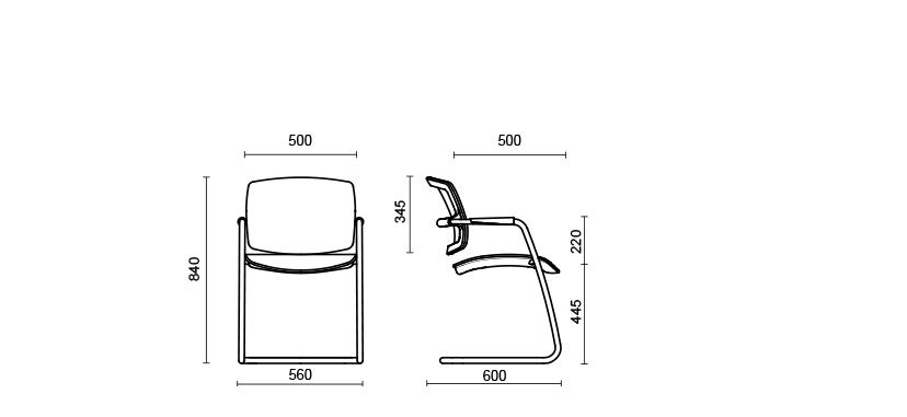 Стул PK Visitor chair