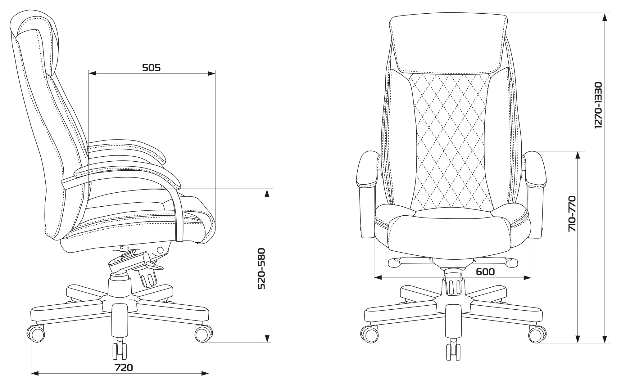Кресло руководителя Бюрократ T-9924WALNUT