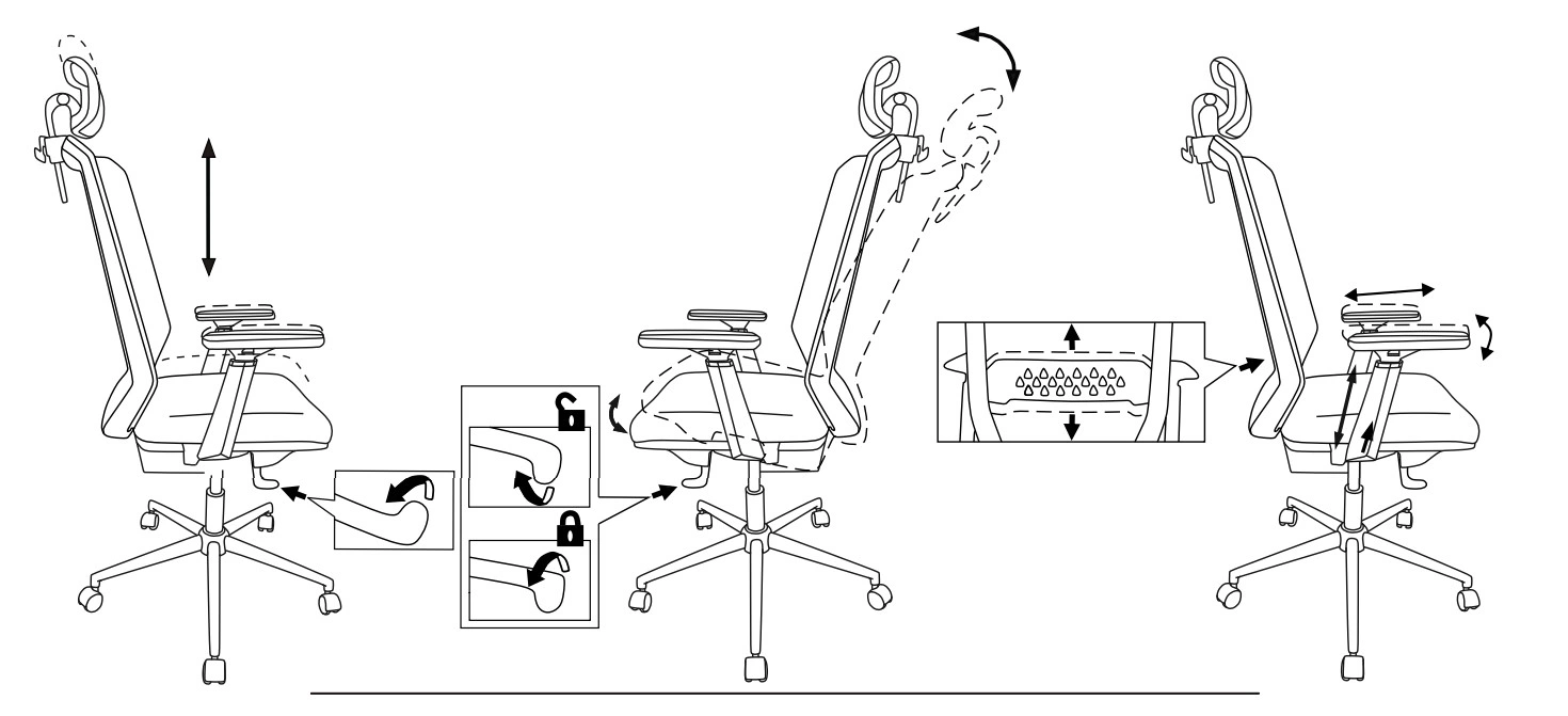 Кресло руководителя Бюрократ MC-612N-H