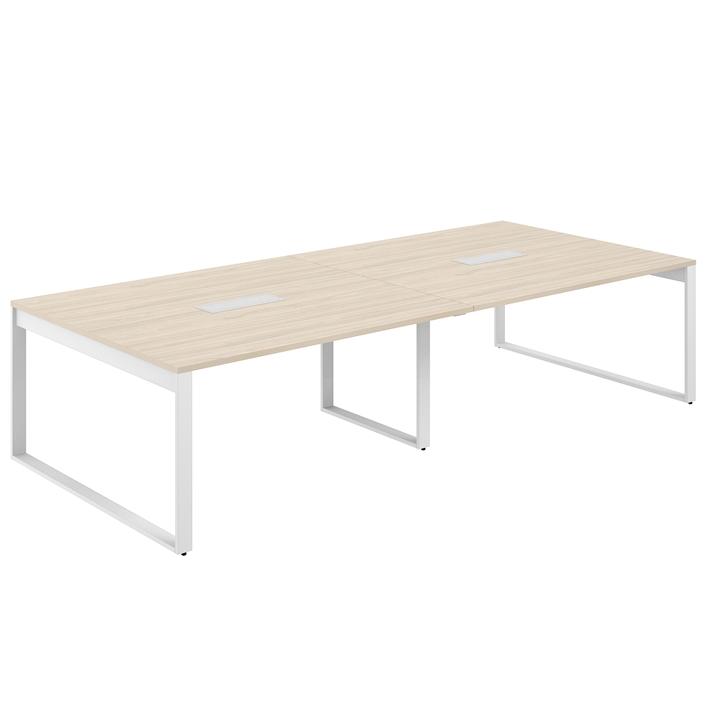 Стол для переговоров 3200х1638х750 AG.3216.AR.72.WH
