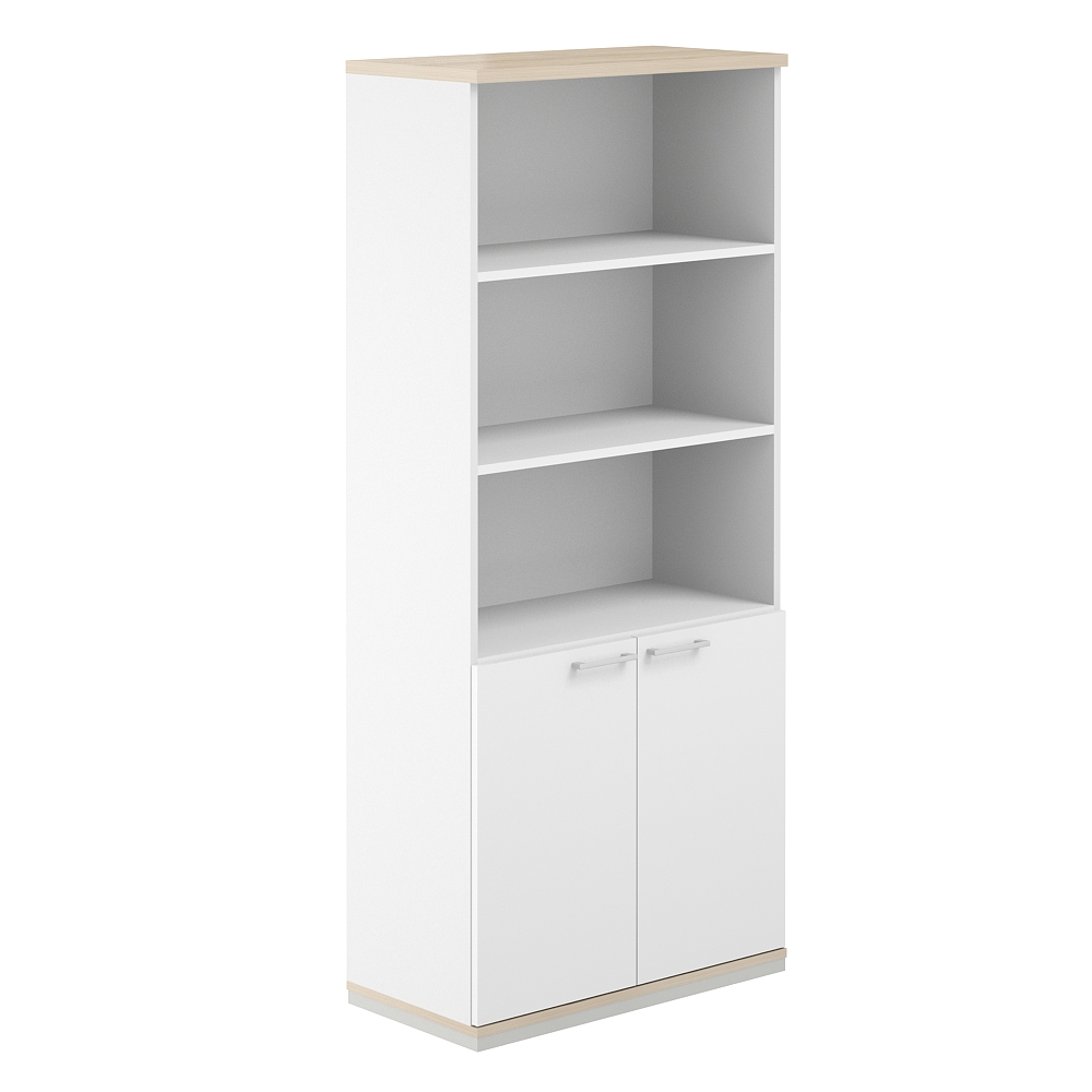 Шкаф 5 ур. 800х400х1833 полуоткрытый AG.220.WH.AR.WH