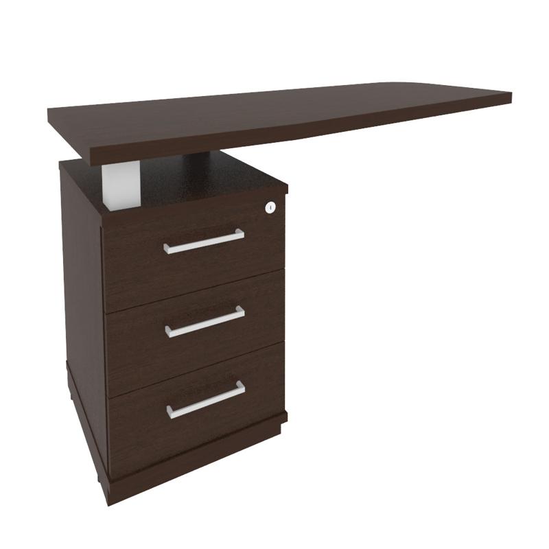 First Тумба приставная с топом левая KTP-2 (L) 1300*500*765