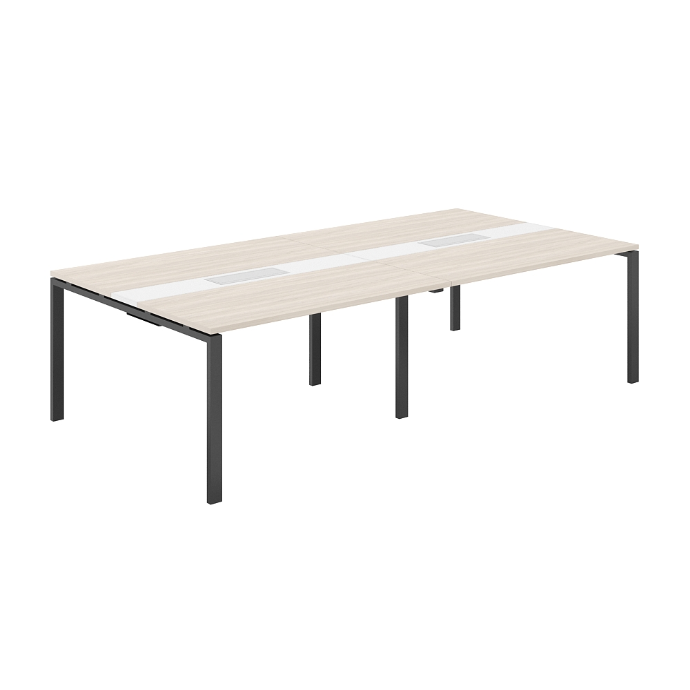 Стол переговорный комбинированный 2800х1438х750 МК60х30 SG.285.OL.63.AN.WH