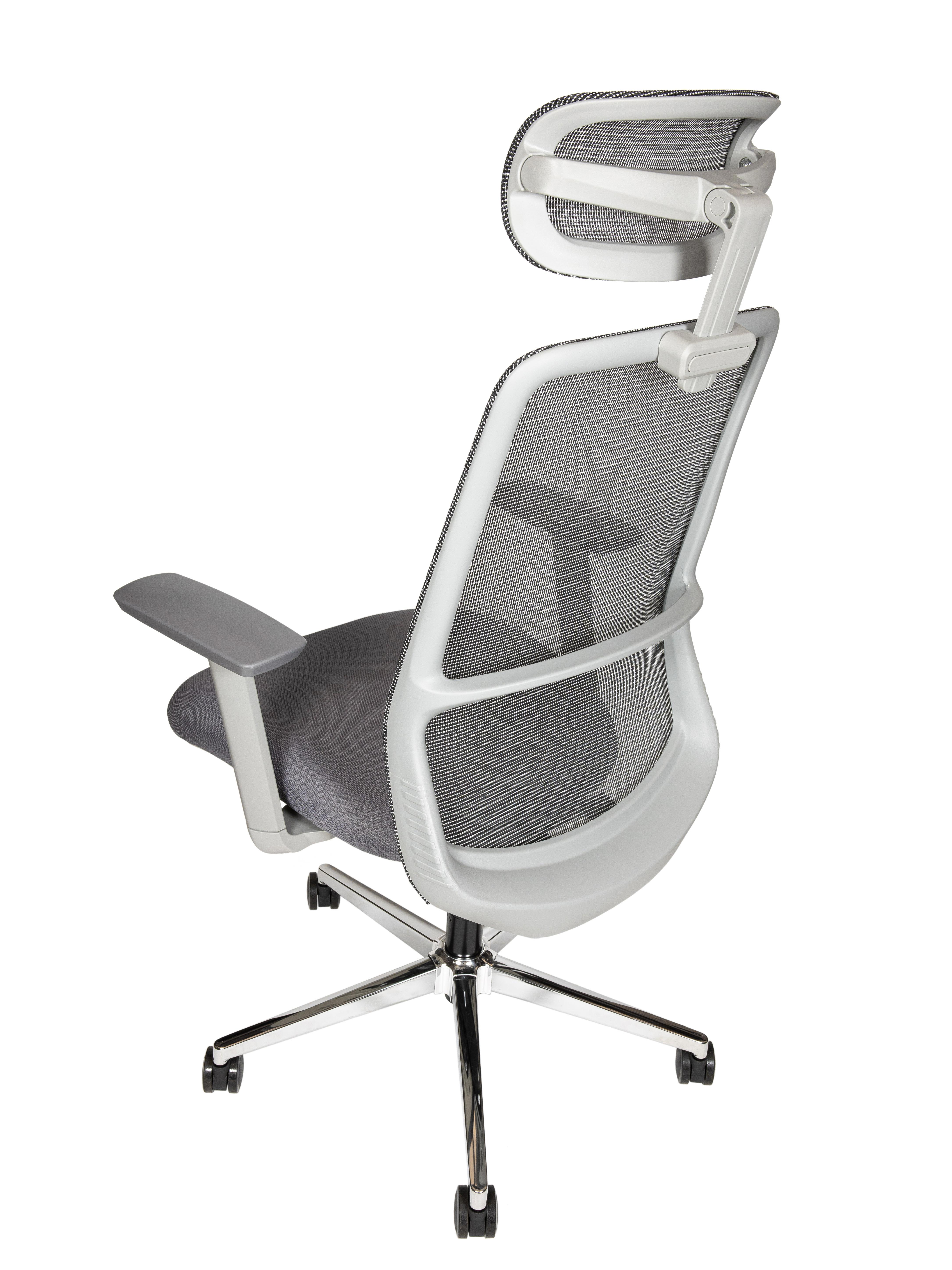 Кресла Некст грэй хром / Next grey chrome