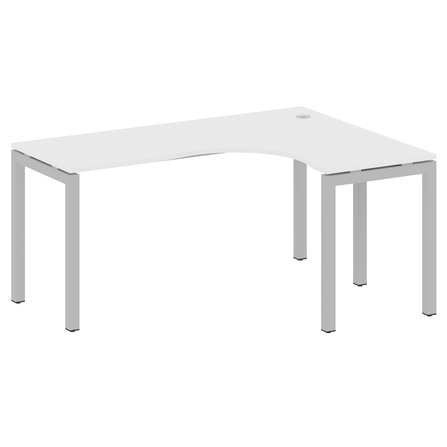 Metal System Quattro Стол криволинейный правый на П-образном м/к 50БП.СА-4 (R)