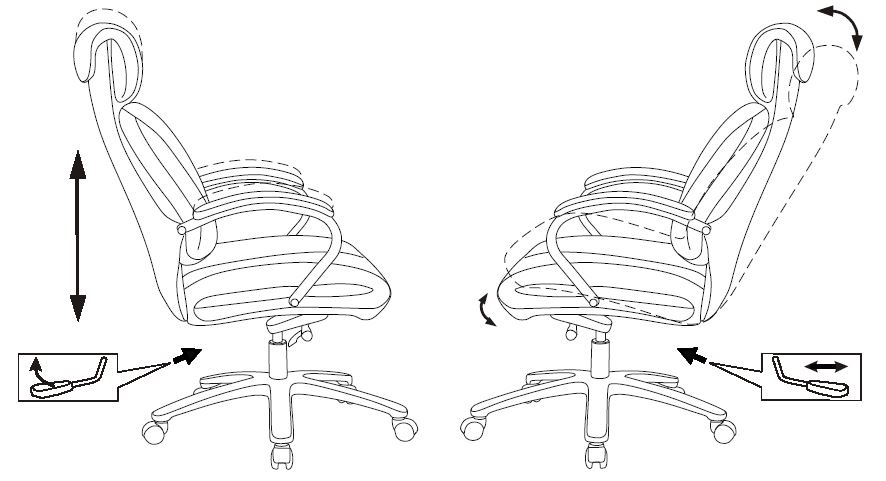 Кресло руководителя Бюрократ T-9904NSL