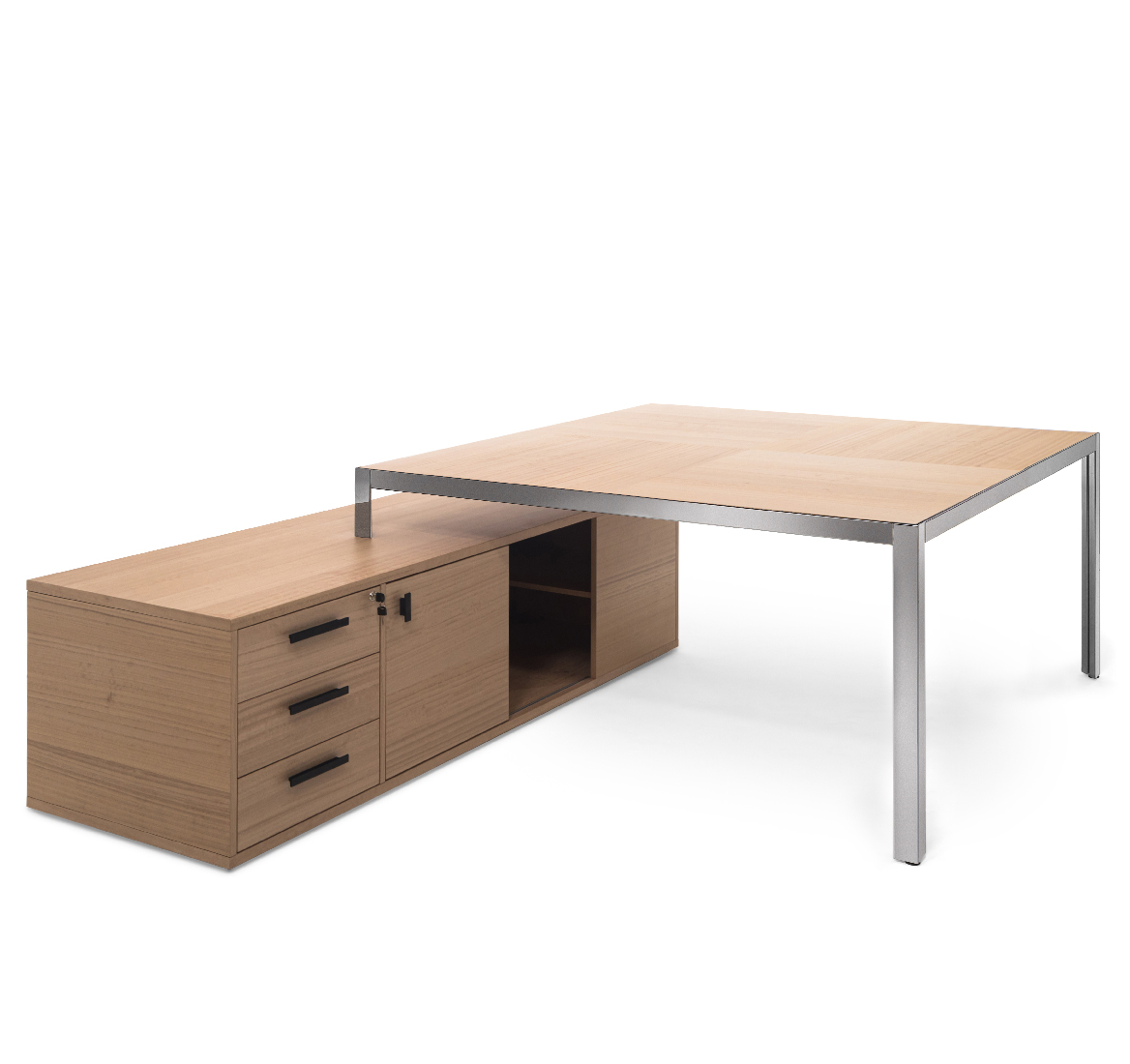 ENZO Стол квадратный/оп.тумба