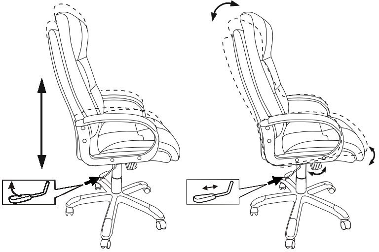Кресло руководителя Бюрократ CH-824