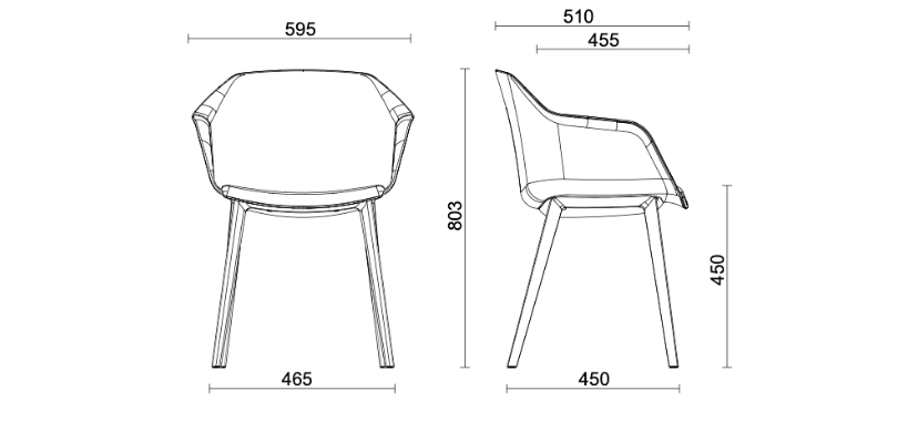 Кресло Amber Amber - 4-leg