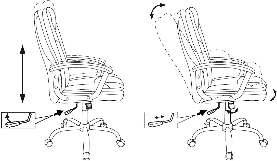 Кресло руководителя Бюрократ CH-868SL