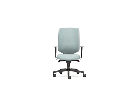 Офисное кресло Flex с высокой спинкой под обивку на крестовине с колесами