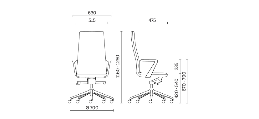 Кресло руководителя Line Executive