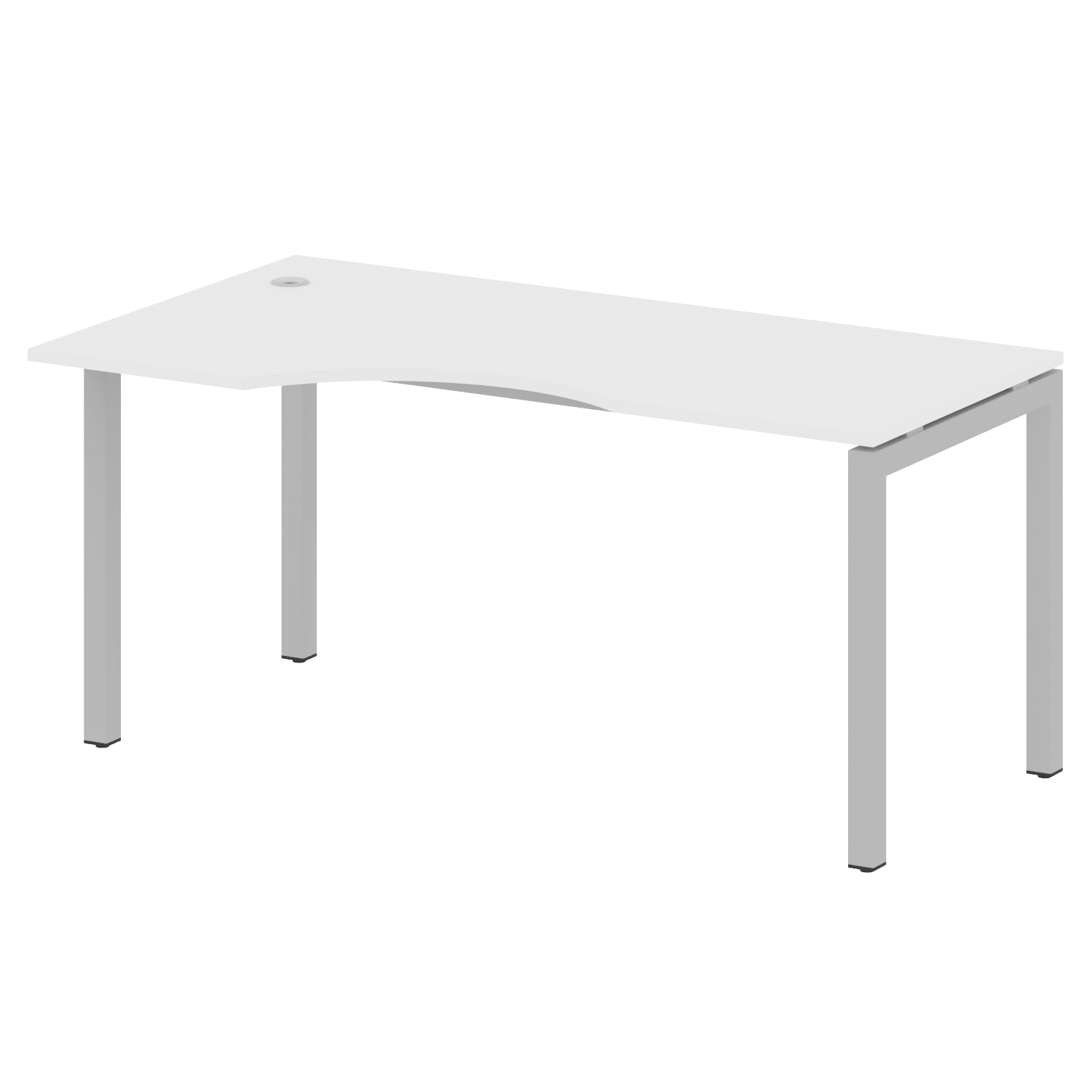 Metal System Quattro Стол криволинейный левый на П-образном м/к 50БП.СА-1 (L)