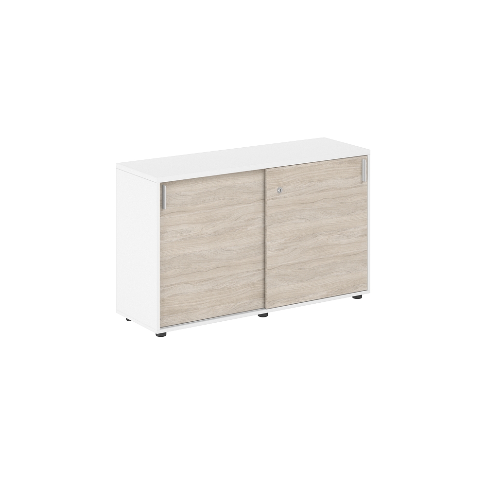 Шкаф купе 1238х400х750 низкий, с замком SG.701.WH. ОЛ / OL