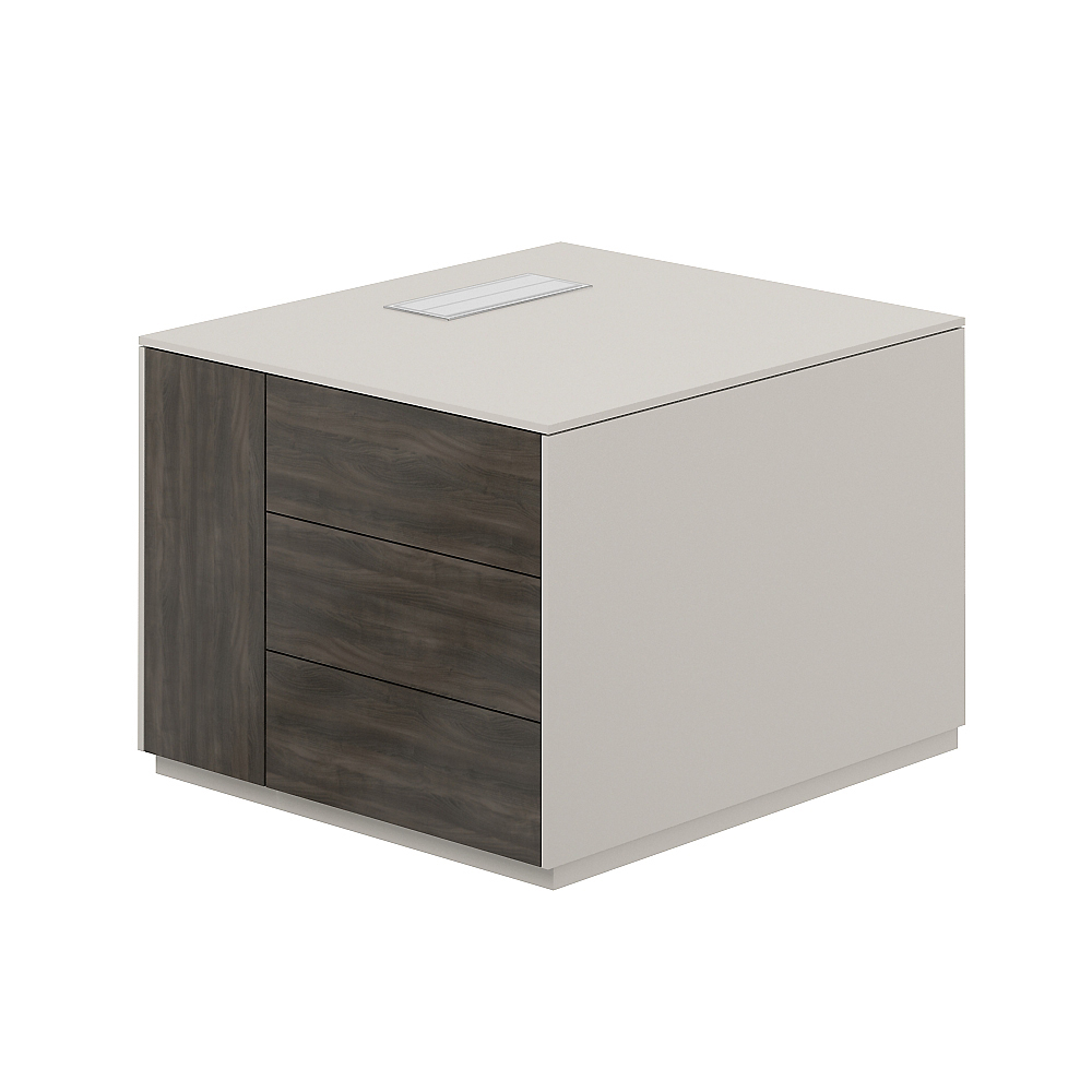 Тумба опорная обвязка GS, фасады BT, левая NZ-0222.GS.BT.L