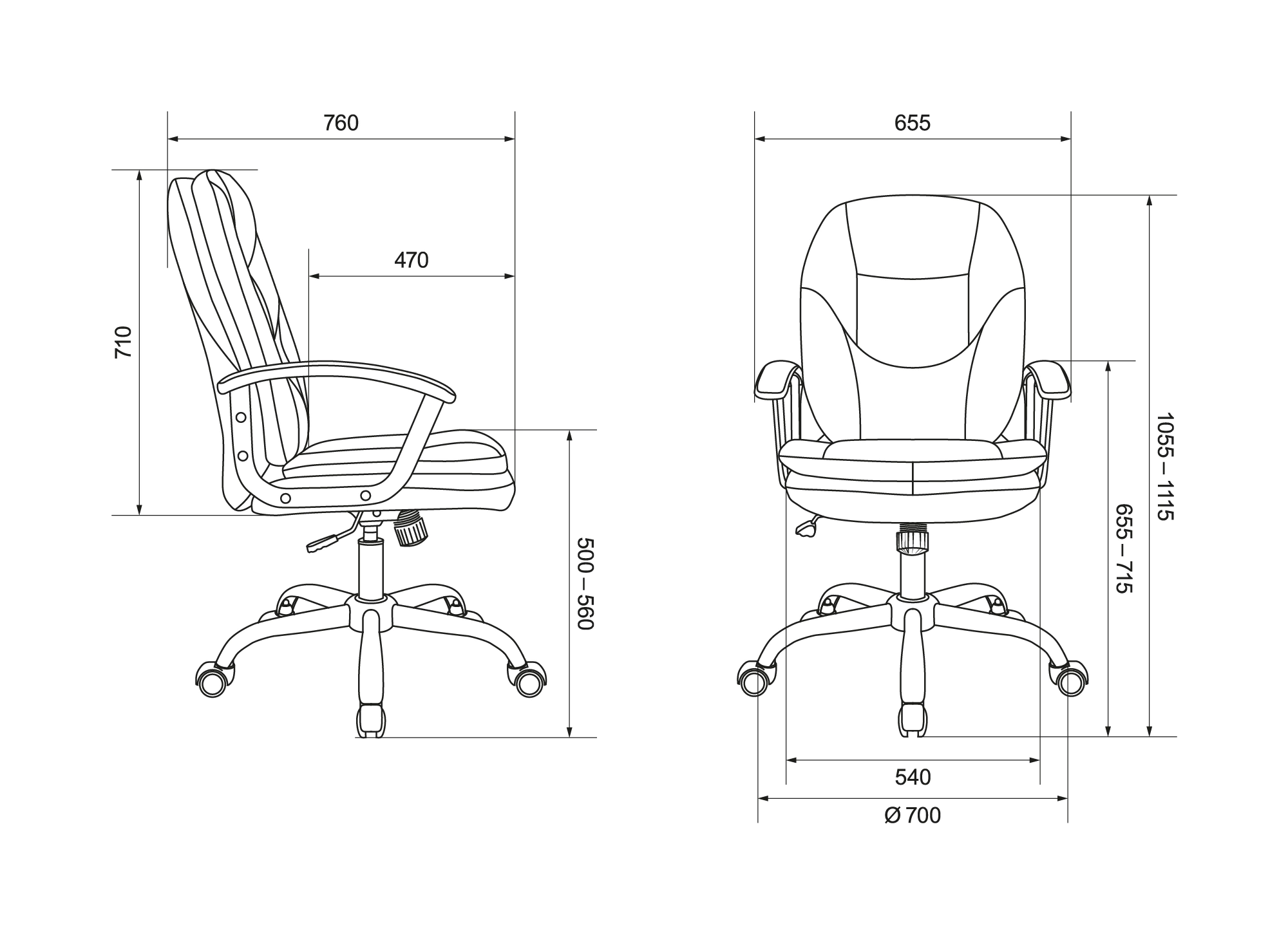 Кресло руководителя Бюрократ CH-868SL