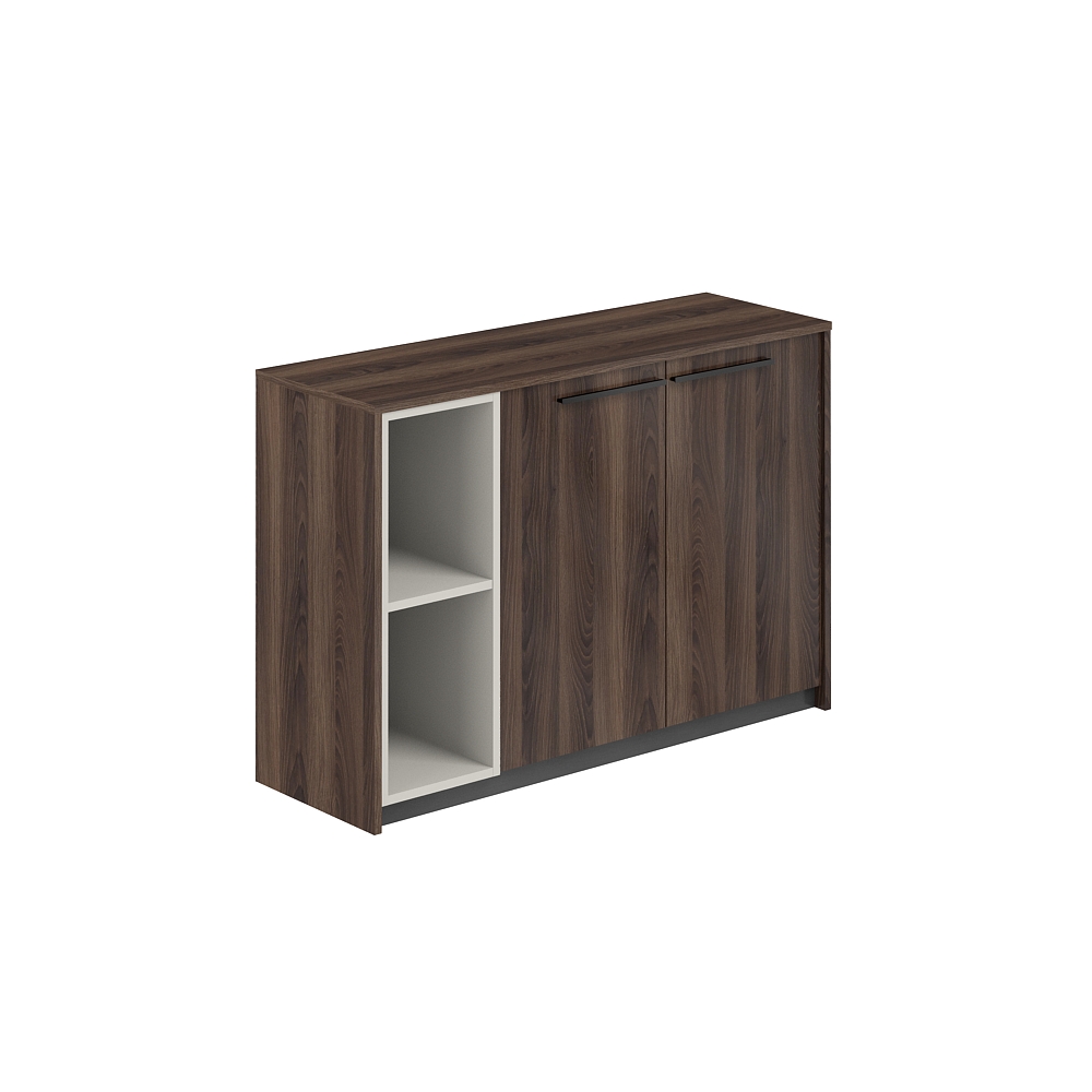 Шкаф низкий со стеллажом, 1240х410х842 RF.324.DA.DA.PG.L