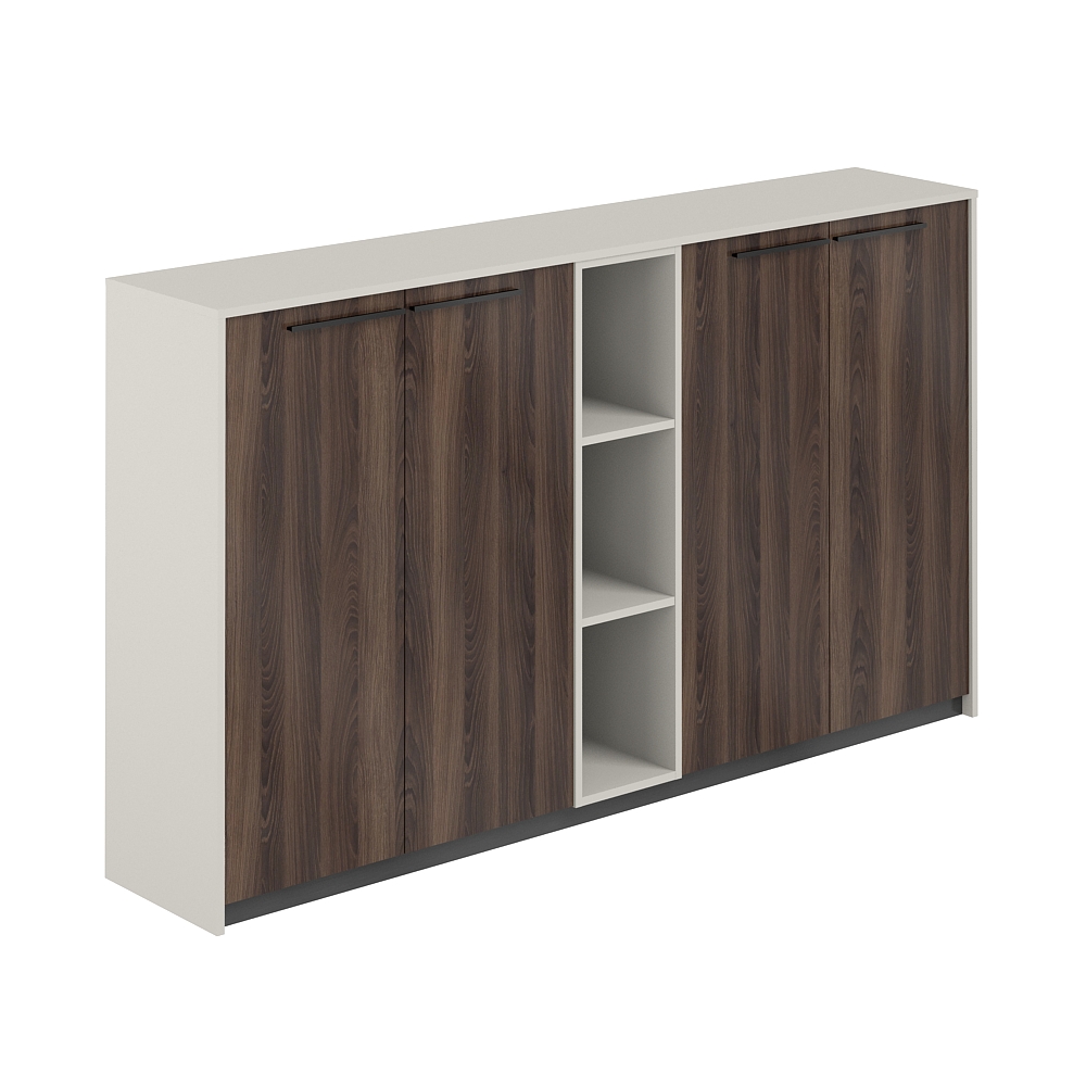 Шкаф средний (2 шт) со стеллажом, 2140х410х1226 RF.404.PG.DA.PG