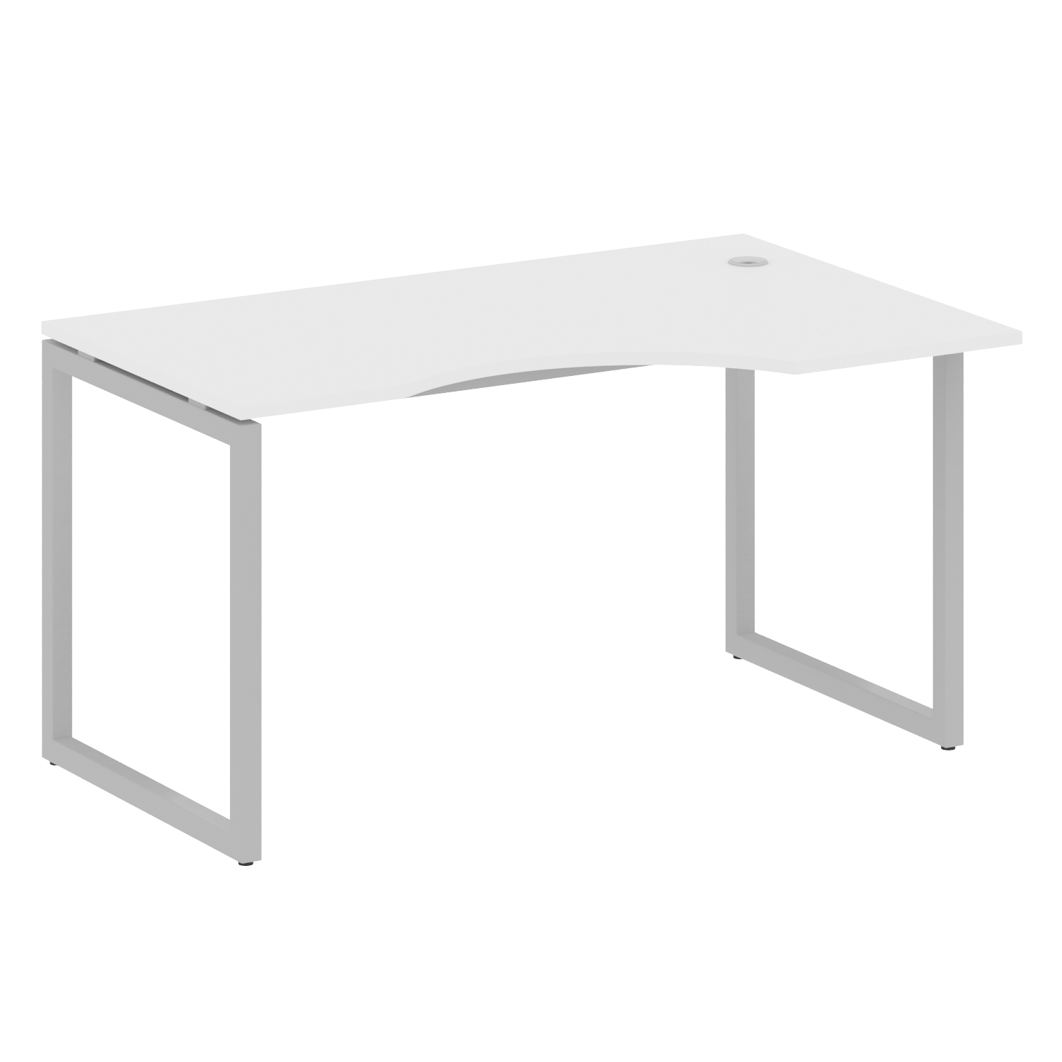 Metal System Quattro Стол криволинейный правый на О-образном м/к 40БО.СА-2 (R)