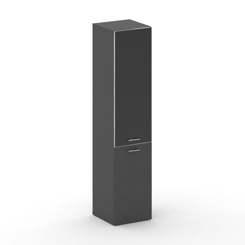 Fresco Шкаф узкий высокий правый FRU.SU-101 (R) Хром 450*460*2000