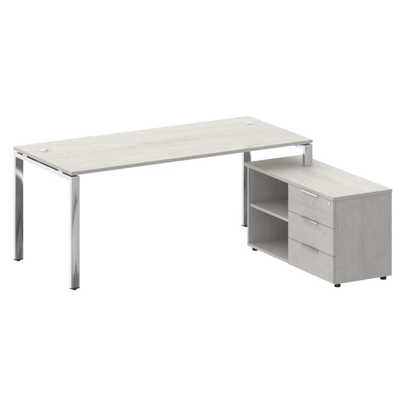 Metal System Direct Стол руковод. с тумбой БГ.СРТ-5.8 (R) 1900*1620*75