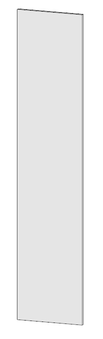 Дверь высокая МДФ глянец  ЕМР437.HGW