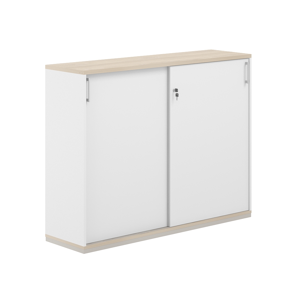 Шкаф-купе 3 ур. 1238х400х1111 AG.244.WH.AR.WH