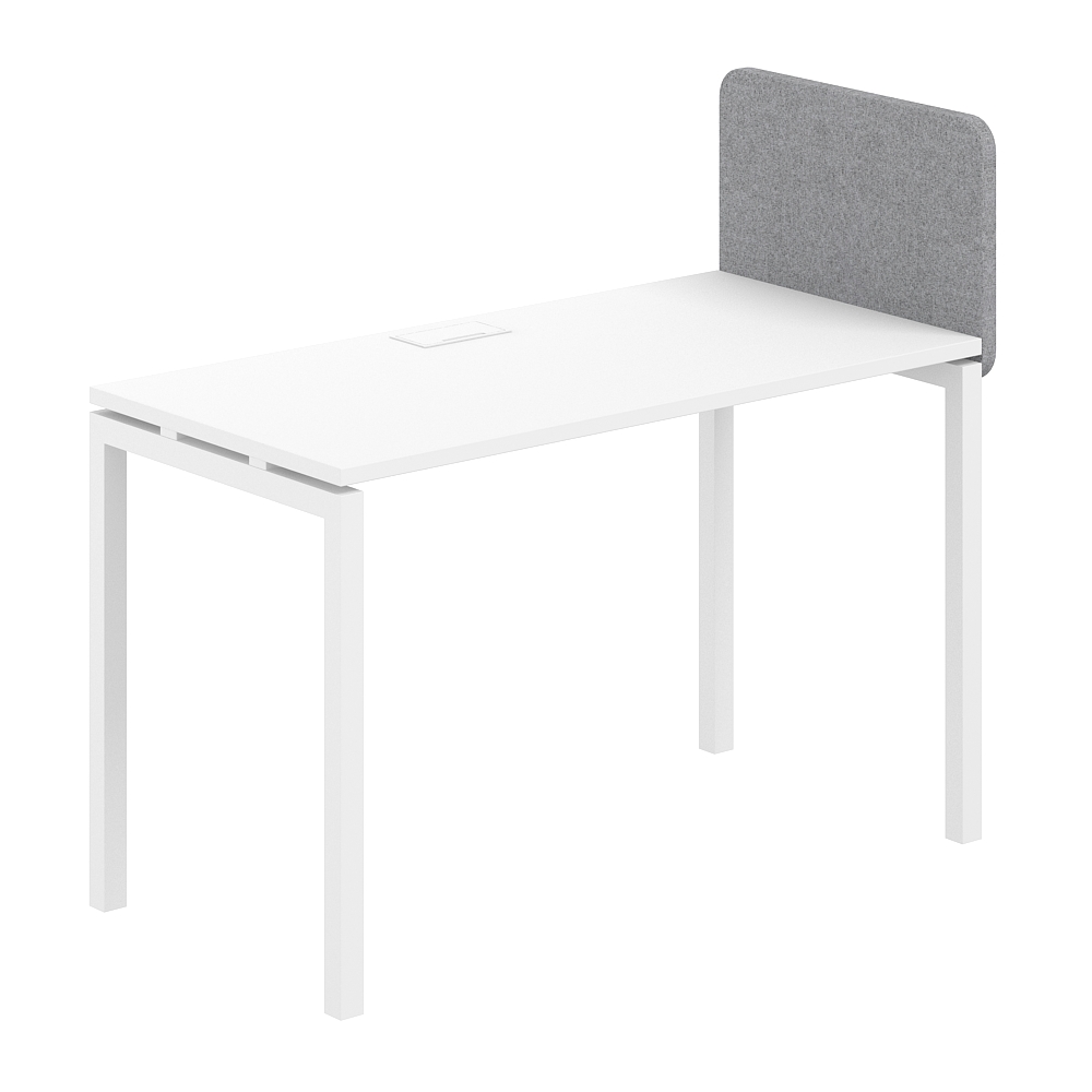 Экран боковой/промежуточный тканевый 600х400(370)х30 (для стола гл.600) SG.334.GR