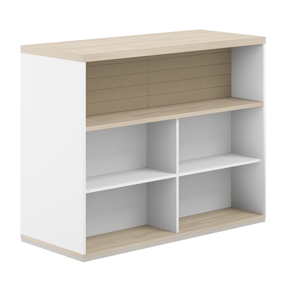 Стеллаж-комбо 2-стор. 1238 с топом, с экраном тканевым высоким AG.254.402.664.BG