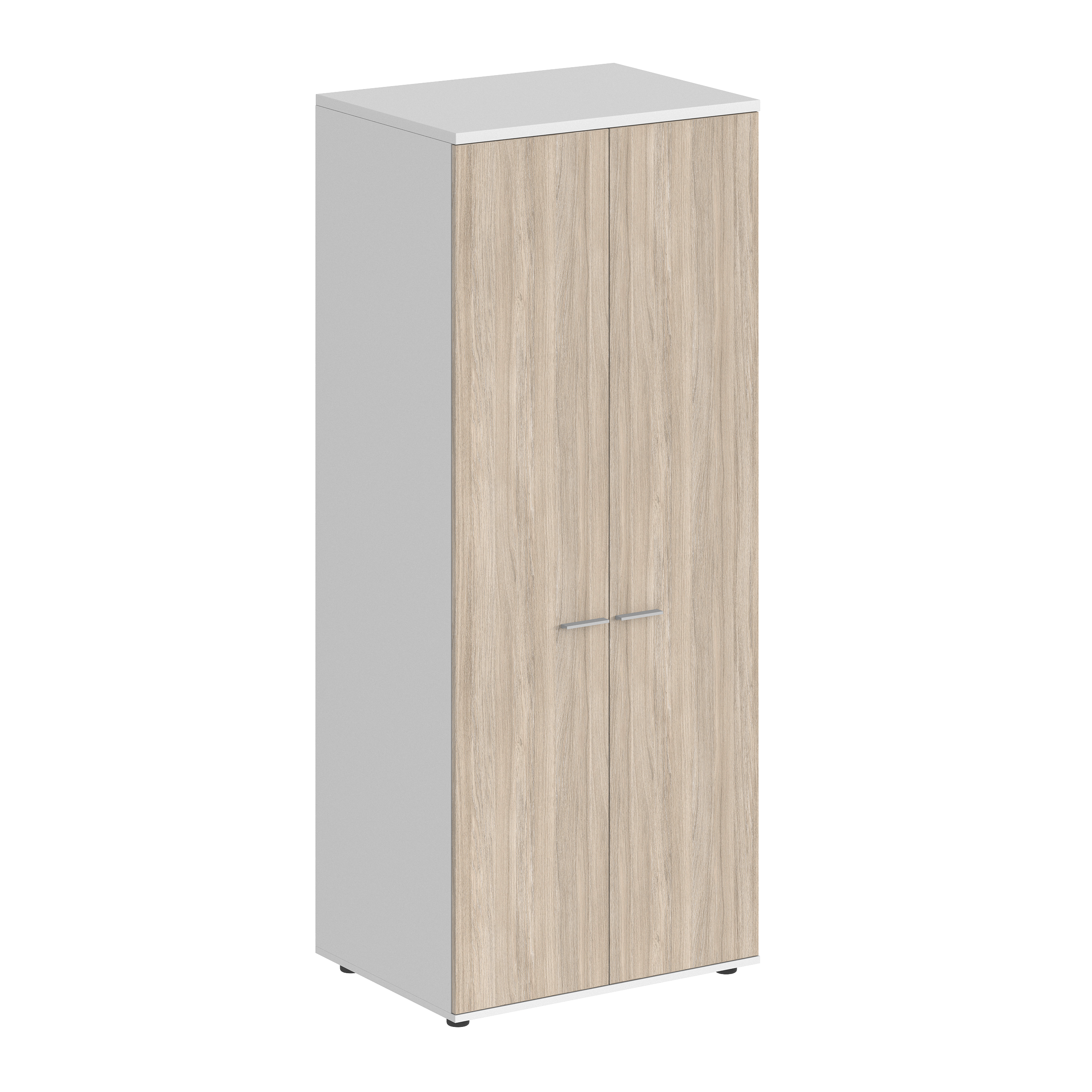 Гардероб 800х600х1955, з.ст HDF SG.822.WH.OL