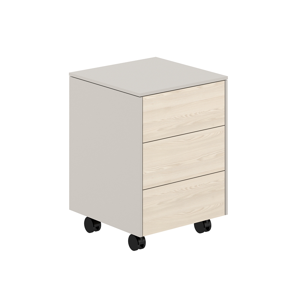 Тумба мобильная обвязка GS, фасады YN NZ-0224.GS.YN