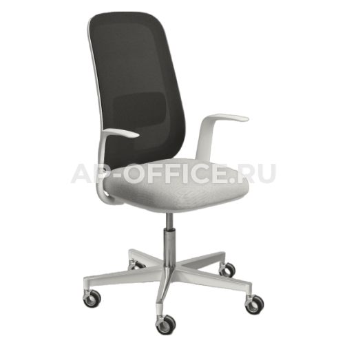 Офисное кресло Skate task chair white structure and back in mesh