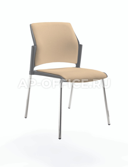 Aktiva стул на кантилевере с мягким сиденьем и спинкой