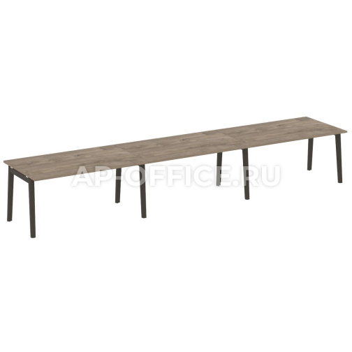 Onix Wood Стол переговорный (3 столешницы) OW.PRG-3.4, 4740x980x750