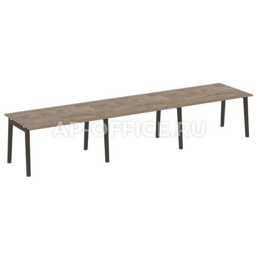 Onix Wood Стол переговорный (3 столешницы) OW.PRG-3.3, 4140x980x750