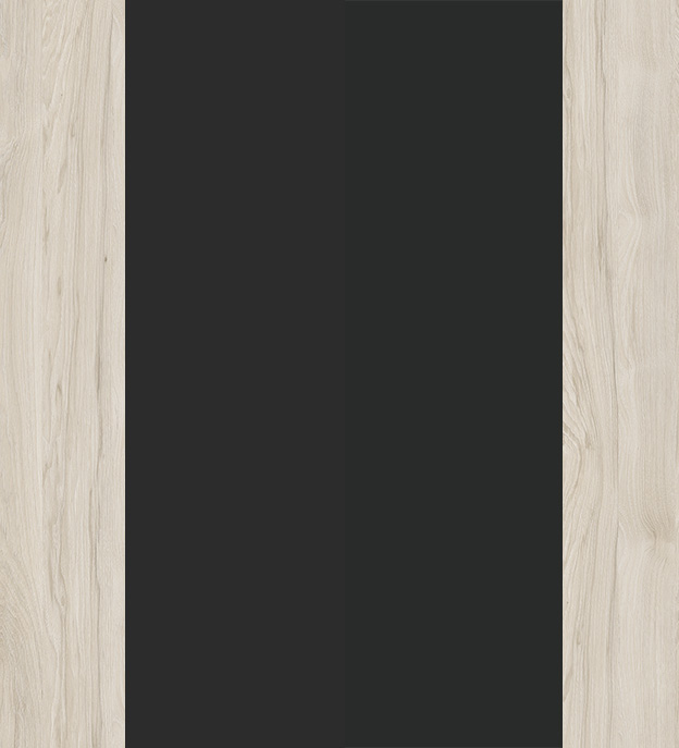 Денвер Светлый/Графит Глянец/Металл Черный