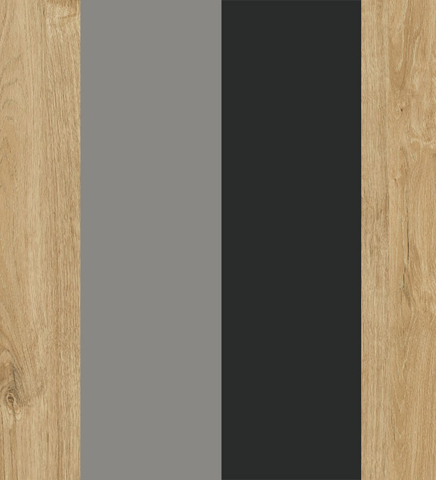 Тиквуд Светлый/Графит Глянец/Металл Серый