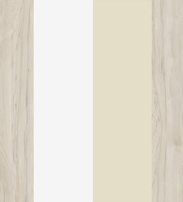 Денвер Светлый/Ваниль Глянец/Металл Белый