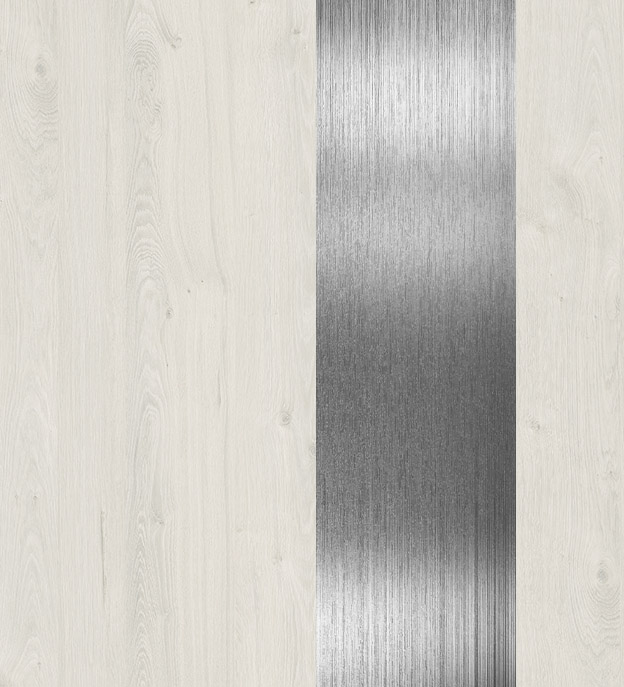 Дуб Наварра/Нержавеющая Сталь/Хром