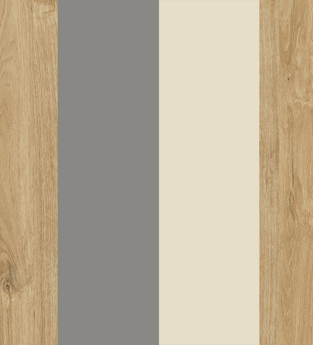 Тиквуд Светлый/Ваниль Глянец/Металл Серый