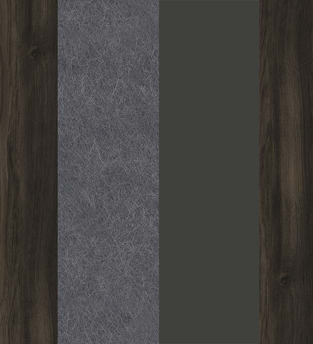 Дуб Мали/Металл Антрацит/АК07 Пепельный Шелк