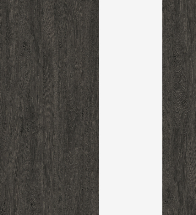 Дуб Темный/Белый Матовый Гладкий