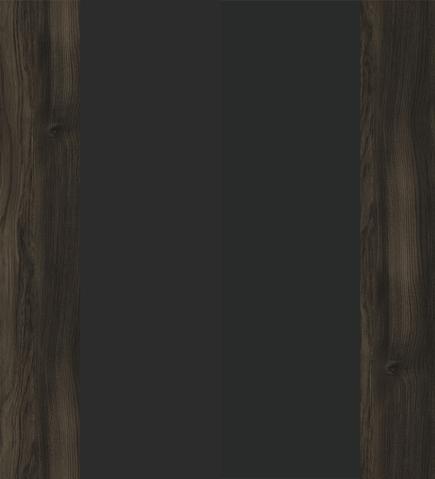 Дуб Мали/Графит Глянец/Металл Черный